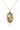 Collar de medalla de Santa Dymphna de oro laminado de 14kt, tamaño mediano | 1x1/2" | Cadena de 18" | Fabricado en EE. UU. por Bliss