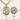 Large 14kt Gold Filled St. Michael Patron Saint Medal Necklace size comparison with a U.S. quarter showing the 1 1/4 x 3/4 inch (32 x 19 mm) medal on a 24-inch gold-plated curb chain. Handcrafted in the USA by Bliss Manufacturing with lifetime warranty and gift box included.