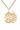 Collar de medalla de béisbol de oro de 14kt relleno San Sebastián mediano | Colgante de 1x3/4" | Cadena de 24" | Hecho en EE. UU. por Bliss