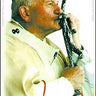 John Paul II traditional credit card sized rosary prayer card with tactile raised beads for wallet