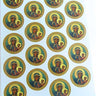 Our Lady of Czestochowa Black Madonna Catholic stickers sheet for Polish heritage and Marian devotion
