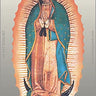 Our Lady of Guadalupe Tilma Catholic Rosary Card with credit card size tactile beads by RosaryCard