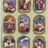 Christmas Catholic Stickers for Kids sheet with child-friendly holiday designs 4.5x5.25 inches