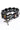 BRAM100 Black Hematite Religious Bracelet