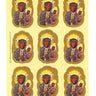 Our Lady of Czestochowa Black Madonna Catholic Stickers Sheet - 9 High-Quality Marian Stickers 4.5 x 5.25 inches by RosaryCard