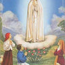 Fatima Rosary Card credit card sized Catholic prayer card with raised tactile beads by RosaryCard